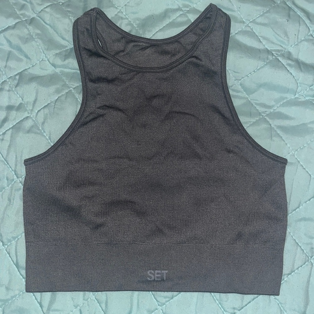 SETactive high neck sculptflex bra top